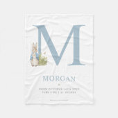 Peter Rabbit | Persoonlijke brief M Fleece Deken (Voorkant)