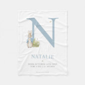 Peter Rabbit | Persoonlijke brief N Fleece Deken (Voorkant)