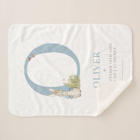 Peter Rabbit | Persoonlijke brief O Sherpa Deken (Voorkant (horizontaal))