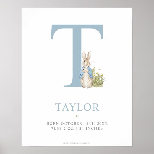 Peter Rabbit | Persoonlijke brief T Poster (Voorkant)