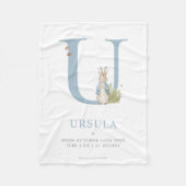 Peter Rabbit | Persoonlijke brief U Fleece Deken (Voorkant)