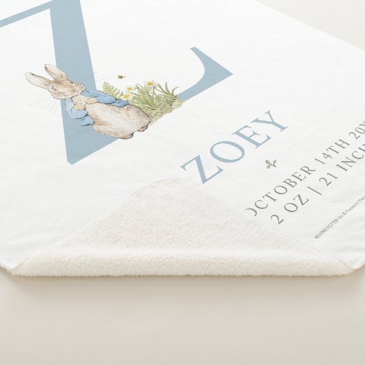 Peter Rabbit | Persoonlijke brief Z Sherpa Deken (3/4)