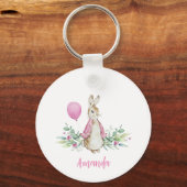 Peter Rabbit Pink Sleutelhanger (Voorkant)