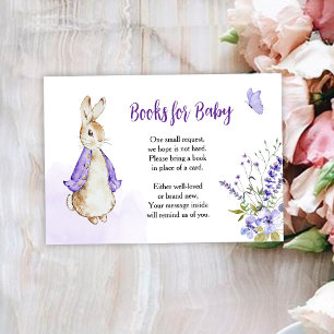 Peter Rabbit Purple Livres Pour Carte Bébé