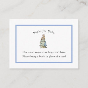 Peter Rabbit Roze  Baby Boek Informatiekaartje