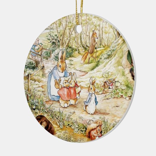 Peter Rabbit’s Neighbourhood by Beatrix Potter Keramisch Ornament (Links)