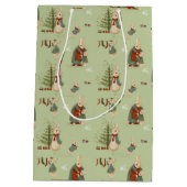 Peter Rabbit Sac cadeau moyen de Noël (Dos)
