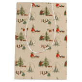 Peter Rabbit Sac cadeau moyen de Noël (Dos)