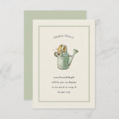 Peter Rabbit Sage Green  Display Douche Informatiekaartje (Voorkant / Achterkant)