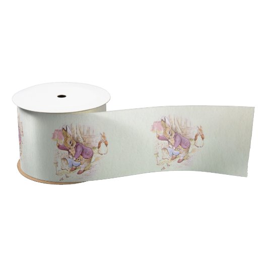 Peter Rabbit (slechte vader) Satin Ribbon Lint (Spoel)