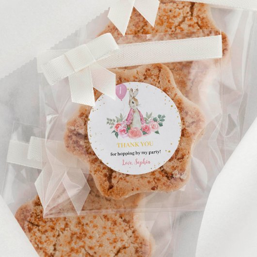 Peter Rabbit Sticker Anniversaire Étiquettes