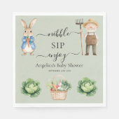 Peter Rabbit Veggies Mr. McGreggor Tuinfeest Servet (Voorkant)