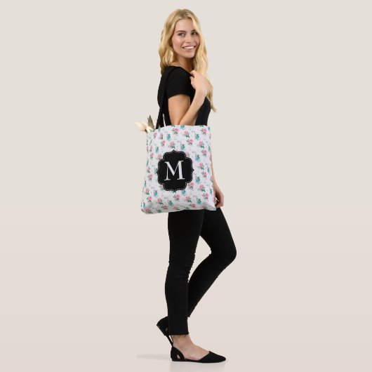 Peter Rabbit | Vergeet me niet Floral Pattern Draagtas (Op model)
