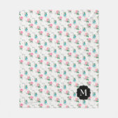 Peter Rabbit | Vergeet me niet Floral Pattern Fleece Deken (Voorkant)