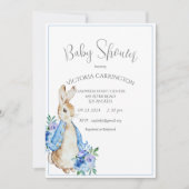 Peter Rabbit Waterverf Baby shower Kaart (Voorkant)