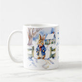 Peter Rabbit  waterverf kerstcadeaus Koffiemok (Links)