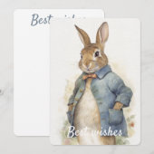 Peter Rabbit Wenskaart Feestdagenkaart (Voorkant / Achterkant)