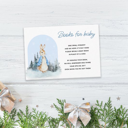 Peter Rabbit Winter Arch Boeken voor Baby Informatiekaartje