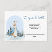 Peter Rabbit Winter Arch Luier Raffle Informatiekaartje (Voorkant)