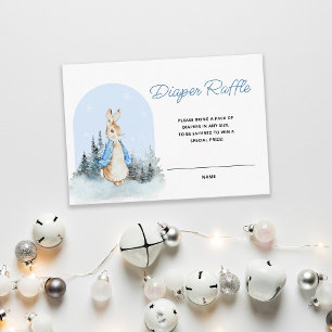 Peter Rabbit Winter Arch Luier Raffle Informatiekaartje
