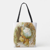 "Peter Rabbit with Winter Umbrella" door Beatrix P Draagtas (Achterkant)