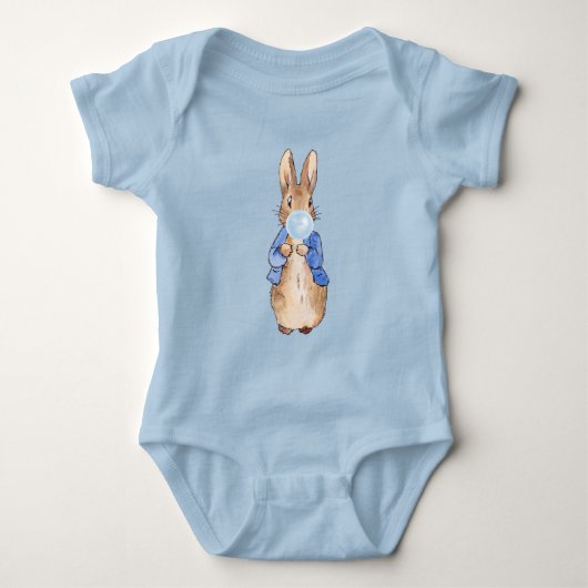 Peter the Rabbit Bblauw Gum Baby Bodysuit (Voorkant)