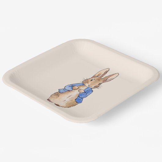 Peter the Rabbit Beige background Paper Bord (Gebogen)
