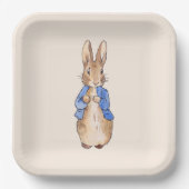 Peter the Rabbit Beige background Paper Bord (Voorkant)