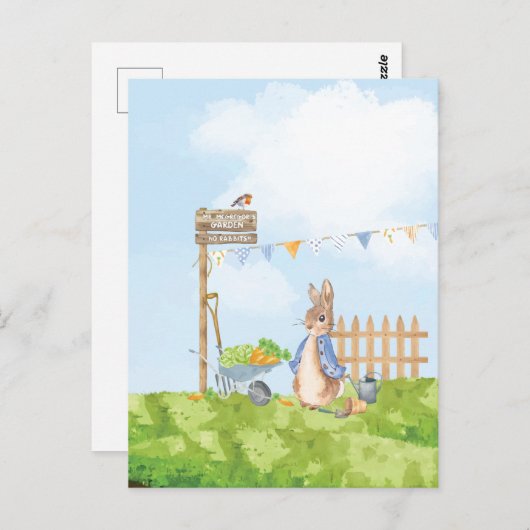 Peter the Rabbit Briefkaart (Voorkant / Achterkant)