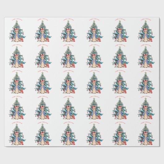 Peter the Rabbit Celebrates kerst Cadeaupapier (Vlak)