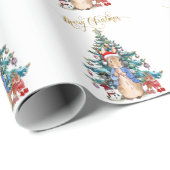 Peter the Rabbit Celebrates kerst Cadeaupapier (Rol Hoek)