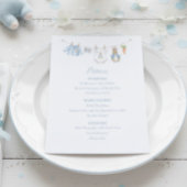 Peter the Rabbit Clothesline Baby Shower Menu