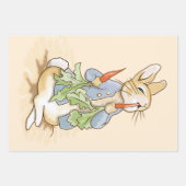 Peter the Rabbit Eating a Carrot Inpakpapier Vel (Voorkant 2)
