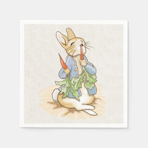 Peter the Rabbit Eating a Carrot Servet