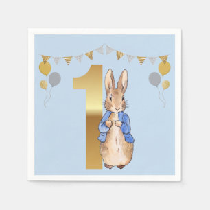 Peter the Rabbit First Birthday Servet