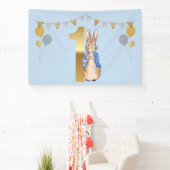 Peter the Rabbit First Birthday Spandoek (Insitu)