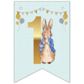 Peter the Rabbit First Birthday Vlaggetjes (Derde vlag)