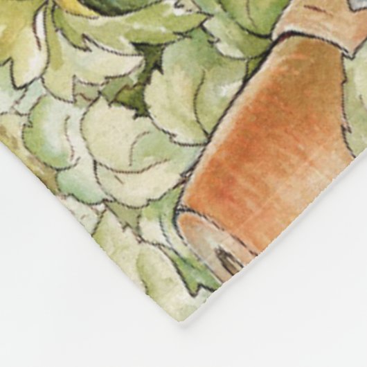 Peter the Rabbit Fleece Deken (Hoek)