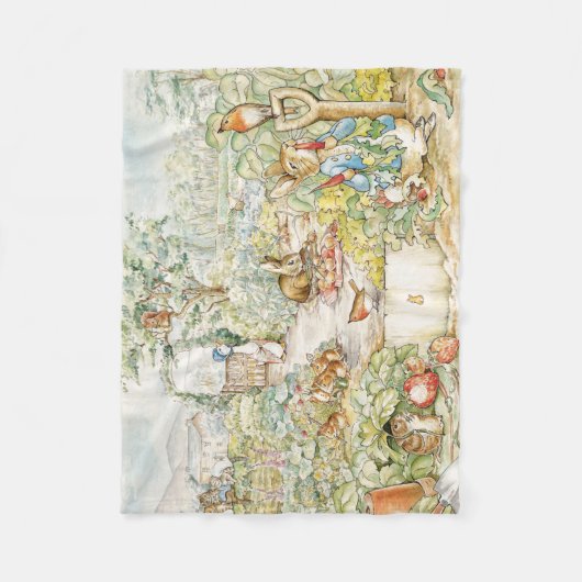 Peter the Rabbit Fleece Deken (Voorkant)