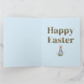 Peter the Rabbit Happy Easter Kaart (Binnen)
