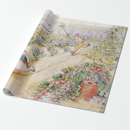 Peter the Rabbit in Mr Mc Gregor's Garden Cadeaupapier (Uitgerold)
