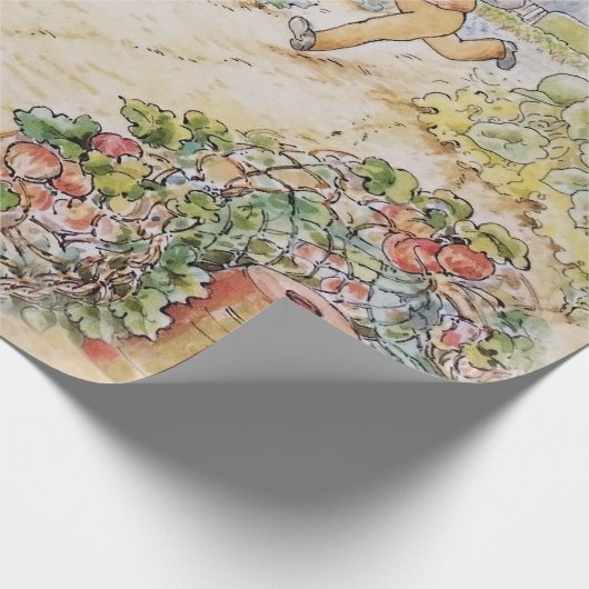 Peter the Rabbit in Mr Mc Gregor's Garden Cadeaupapier (Hoek)