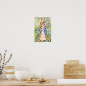 Peter the Rabbit in Mr Mc Gregor's Garden Poster (Keuken)
