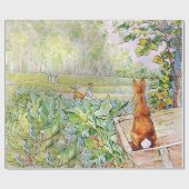 Peter the Rabbit in Mr Mc Gregor's Vegie Garden Cadeaupapier (Vlak)