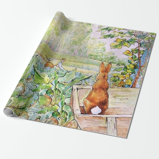 Peter the Rabbit in Mr Mc Gregor's Vegie Garden Cadeaupapier (Uitgerold)