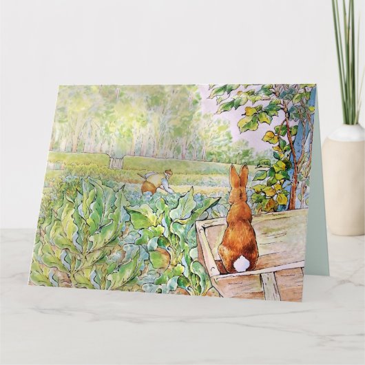 Peter the Rabbit in Mr Mc Gregor's Vegie Garden Kaart (Voorkant)