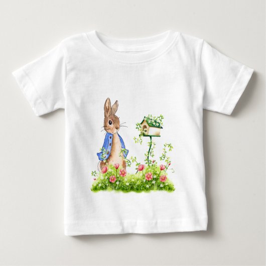 Peter the Rabbit in zijn tuin (Voorkant)