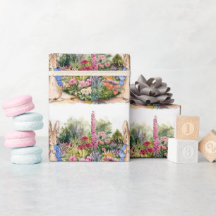 Peter the Rabbit in zijn tuin Cadeaupapier