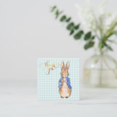 Peter the Rabbit Informatiekaartje (Staand voorkant)