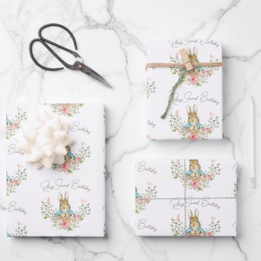 Peter the Rabbit Inpakpapier Vel (Voorkant)